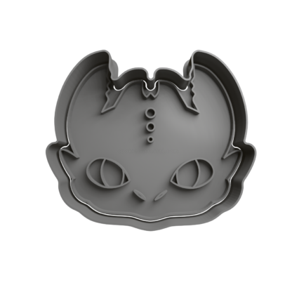 Toothless Head Cookie Cutter STL