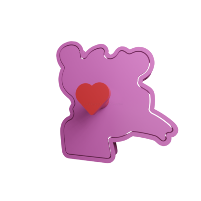 Pink Panther Cookie Cutter STL 2