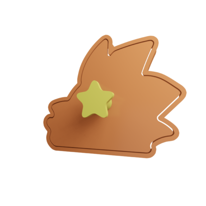Child Son Goku Cookie Cutter STL 3