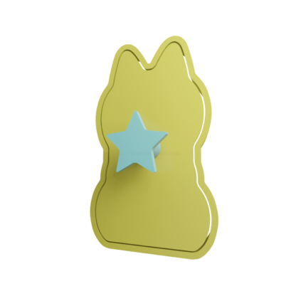 Beckoning Cat Maneki-neko Cookie Cutter STL 3