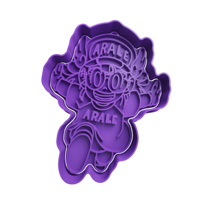 Arale Running Cookie Cutter STL