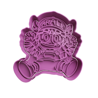 Arale Jumping Cookie Cutter STL