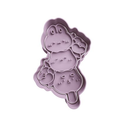 Dango Cat Cute Cookie Cutter STL