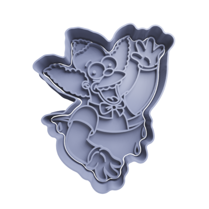 Krusty the Clown Cookie Cutter STL