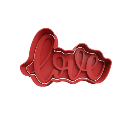 Love Cookie Cutter STL 3