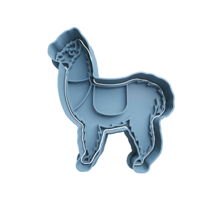 Alpaca Cookie Cutter STL