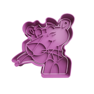 Pink Panther Cookie Cutter STL 2