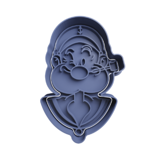 Popeye Cookie Cutter STL