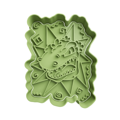 Reptar Head Cookie Cutter STL