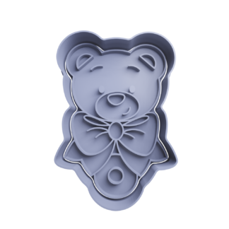 Bear Baby Rattle Cookie Cutter STL