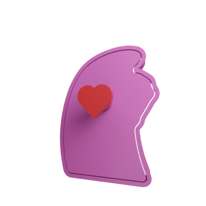 Flork with Flowers Cookie Cutter STL