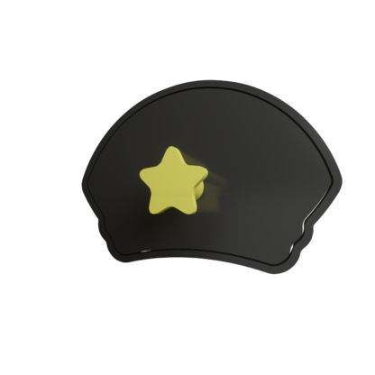 Pilot Hat Cookie Cutter STL