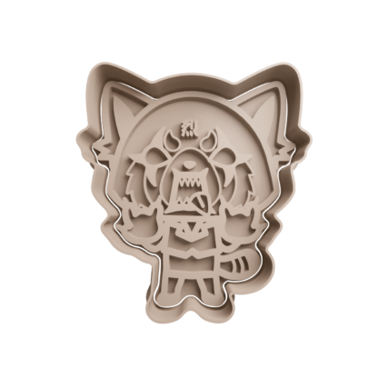 Aggretsuko Angry Cookie Cutter STL