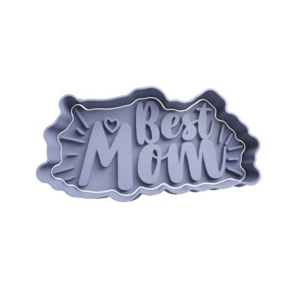 Best Mom Cookie Cutter STL