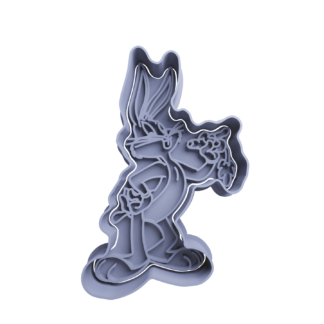 Bugs Bunny Cookie Cutter STL