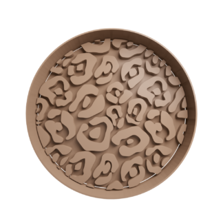 Circle with Animal Print Cookie Cutter STL 2