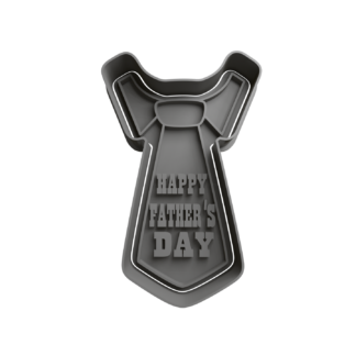 Happy Father’s Day Tie Cookie Cutter STL