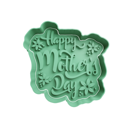 Happy Mother’s Day Cookie Cutter STL 4