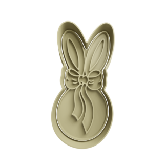Bunny in Egg Cookie Cutter STL 5
