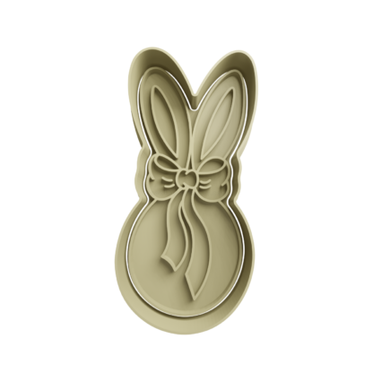 Bunny in Egg Cookie Cutter STL 5