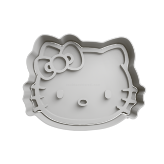 Hello Kitty Head Cookie Cutter STL 3