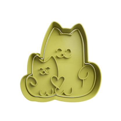 Cat Mom Cookie Cutter STL