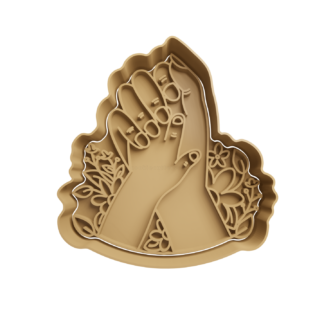 Mother Son Hand Cookie Cutter STL