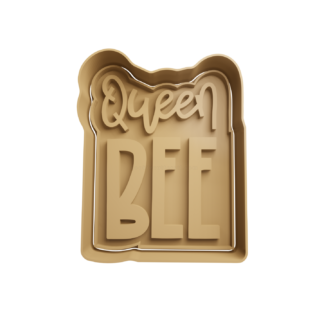 Queen Bee Cookie Cutter STL 2