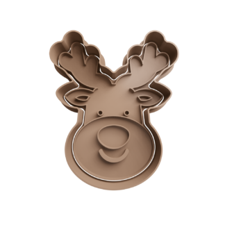 Reindeer Cookie Cutter STL 19