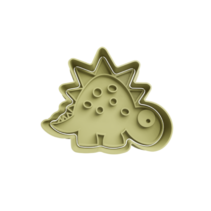 Stegosaurus Cookie Cutter STL 5