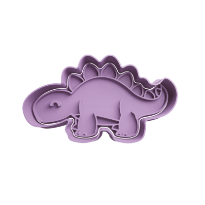 Stegosaurus Cookie Cutter STL 6