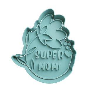 Super Mom Cookie Cutter STL 2