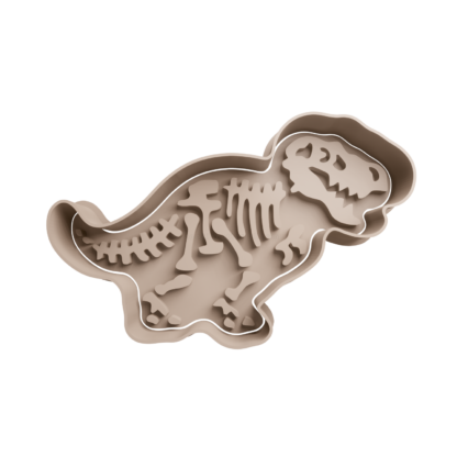 Tyrannosaurus Rex Fossil Cookie Cutter STL
