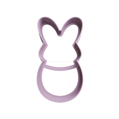 Easter Bunny Silhouette Cookie Cutter STL 2