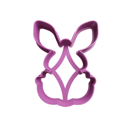 Bunny Silhouette Cookie Cutter STL 5