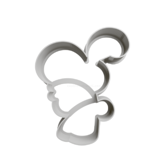 Bunny Silhouette Cookie Cutter STL