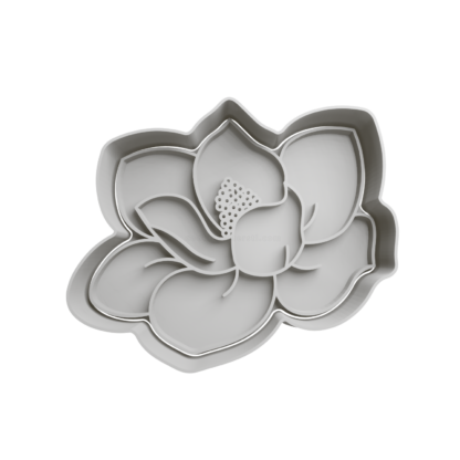 Peony Flower Cookie Cutter STL