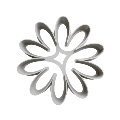 Daisy Silhouette Cookie Cutter STL