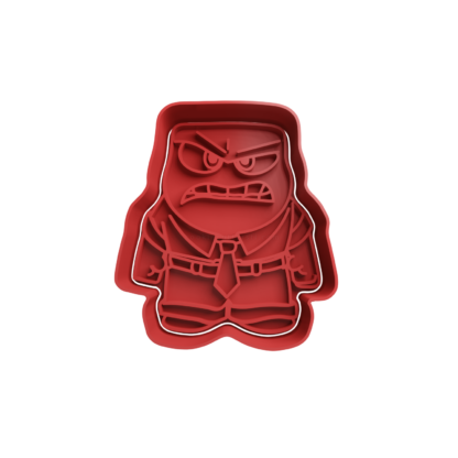 Anger Cookie Cutter STL