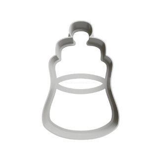 Baby Bottle Silhouette Cookie Cutter STL