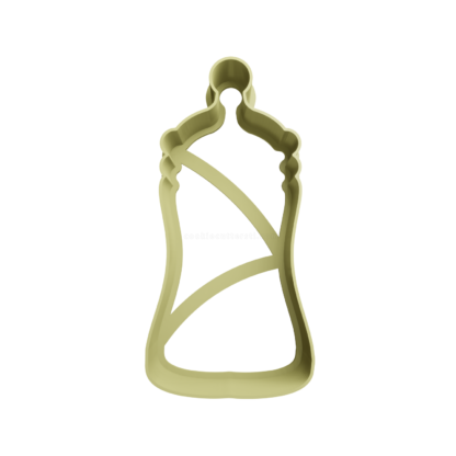 Baby Bottle Silhouette Cookie Cutter STL 4