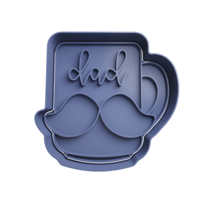 Dad Mug Cookie Cutter STL