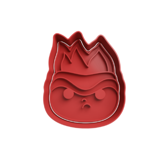 Anger Head Cookie Cutter STL