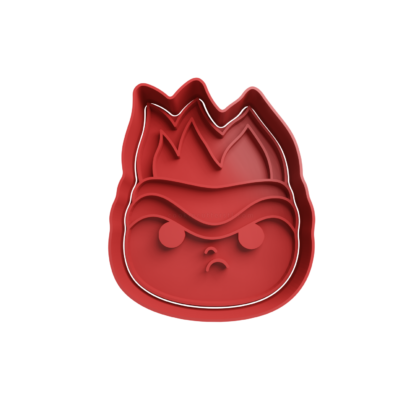 Anger Head Cookie Cutter STL