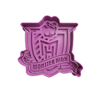 Logo Monster High Cookie Cutter STL