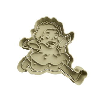 Ponyo Running Cookie Cutter STL