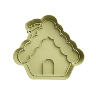 House Christmas Cookie Cutter STL 5