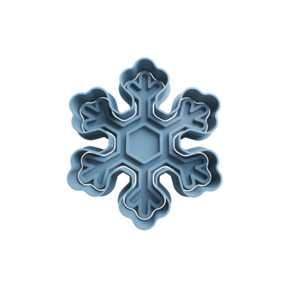 Snowflake Cookie Cutter STL 4