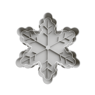 Snowflake Cookie Cutter STL 2