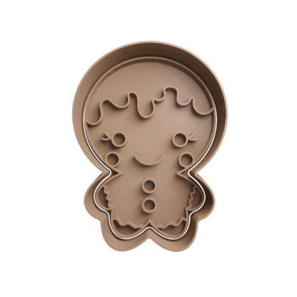 Gingerbread Man Cookie Cutter STL 10